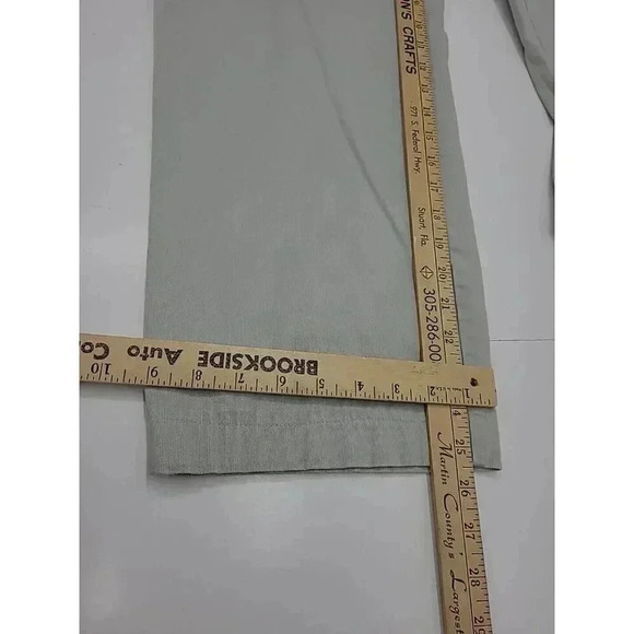 J. Jill Pants Women's Size 14 Stretch Ankle Crop Beige Wide Leg Pockets - Picture 7 of 7